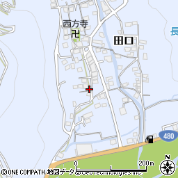 和歌山県有田郡有田川町田口247周辺の地図