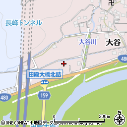 和歌山県有田郡有田川町大谷38周辺の地図