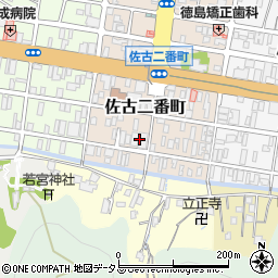 徳島県美容業生活衛生同業組合周辺の地図