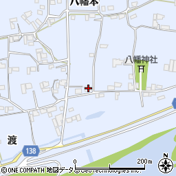 徳島県阿波市市場町香美八幡本188周辺の地図