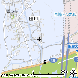 和歌山県有田郡有田川町田口1369周辺の地図