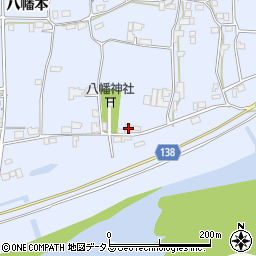 徳島県阿波市市場町香美八幡本35周辺の地図