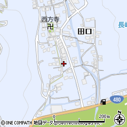 和歌山県有田郡有田川町田口214周辺の地図