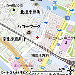 徳島県徳島市東出来島町6-2周辺の地図