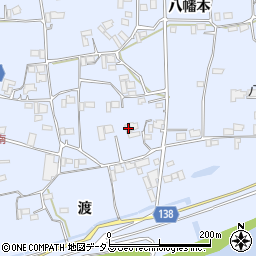 徳島県阿波市市場町香美八幡本243周辺の地図