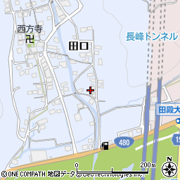 和歌山県有田郡有田川町田口1363周辺の地図