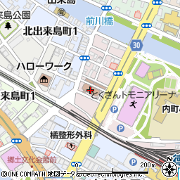 徳島労働局職業安定部職業対策課周辺の地図