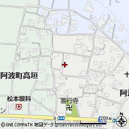 徳島県阿波市阿波町居屋敷64周辺の地図