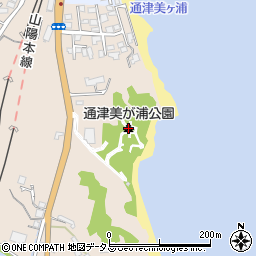 通津美が浦公園周辺の地図