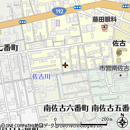 徳島県徳島市佐古六番町2-16周辺の地図