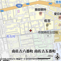 徳島県徳島市佐古六番町2-6周辺の地図