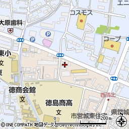 徳島油業株式会社周辺の地図