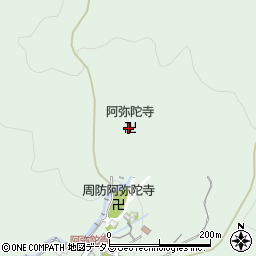 阿弥陀寺宝物館周辺の地図