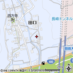 和歌山県有田郡有田川町田口1367周辺の地図