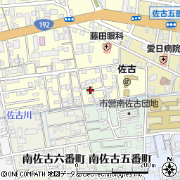 徳島県徳島市佐古六番町1-20周辺の地図