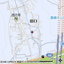 和歌山県有田郡有田川町田口1362周辺の地図