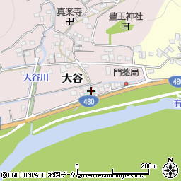 和歌山県有田郡有田川町大谷15周辺の地図