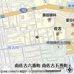 徳島県徳島市佐古六番町2-4周辺の地図