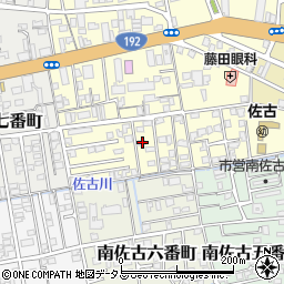 徳島県徳島市佐古六番町2-17周辺の地図