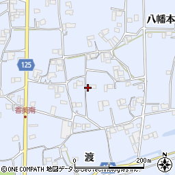 徳島県阿波市市場町香美八幡本232周辺の地図