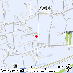 徳島県阿波市市場町香美八幡本218周辺の地図