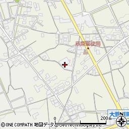 香川県観音寺市大野原町萩原1618-2周辺の地図