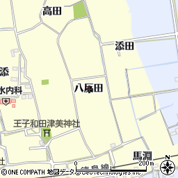 徳島県徳島市国府町和田八反田周辺の地図