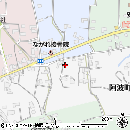 徳島県阿波市阿波町大道南221周辺の地図