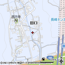 和歌山県有田郡有田川町田口1361周辺の地図