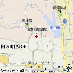 徳島県阿波市阿波町岡地255周辺の地図
