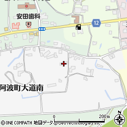 徳島県阿波市阿波町大道南85周辺の地図