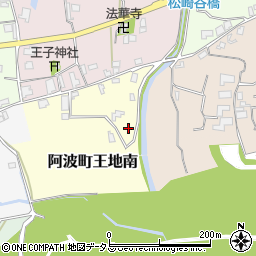 徳島県阿波市阿波町王地南21周辺の地図