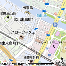 徳島県徳島市東出来島町15周辺の地図