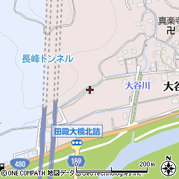 和歌山県有田郡有田川町大谷40周辺の地図