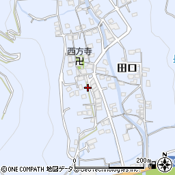 和歌山県有田郡有田川町田口241周辺の地図