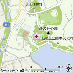 萩インドアテニススクール周辺の地図