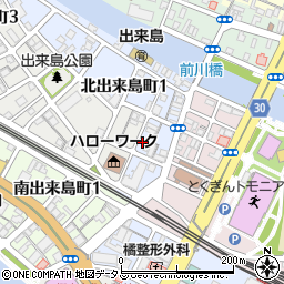 徳島県徳島市東出来島町37-1周辺の地図