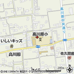 石井町立高川原小学校周辺の地図