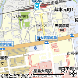 新日本補聴器センター　徳島店周辺の地図