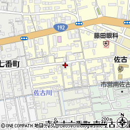 徳島県徳島市佐古六番町2-20周辺の地図