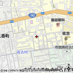 徳島県徳島市佐古六番町2-22周辺の地図