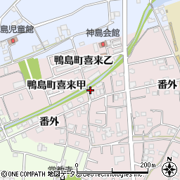 徳島県吉野川市鴨島町喜来679周辺の地図