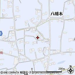 徳島県阿波市市場町香美八幡本266周辺の地図