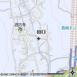 和歌山県有田郡有田川町田口1355周辺の地図