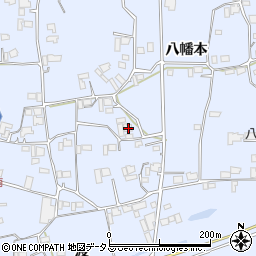 徳島県阿波市市場町香美八幡本286周辺の地図