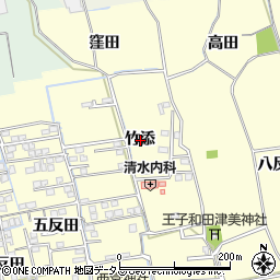 徳島県徳島市国府町和田竹添周辺の地図