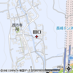 和歌山県有田郡有田川町田口1353周辺の地図