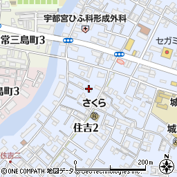 スカイコーポ後藤ＮＯ２周辺の地図