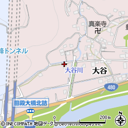 和歌山県有田郡有田川町大谷30周辺の地図