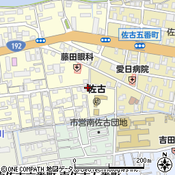 徳島県徳島市佐古六番町1-32周辺の地図